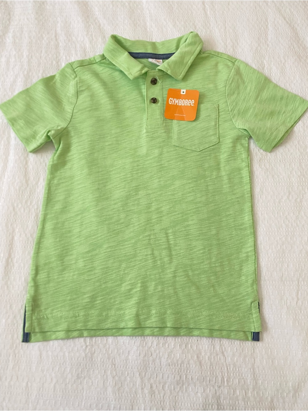 Gymboree Neon Lime Green Short-Sleeve Polo